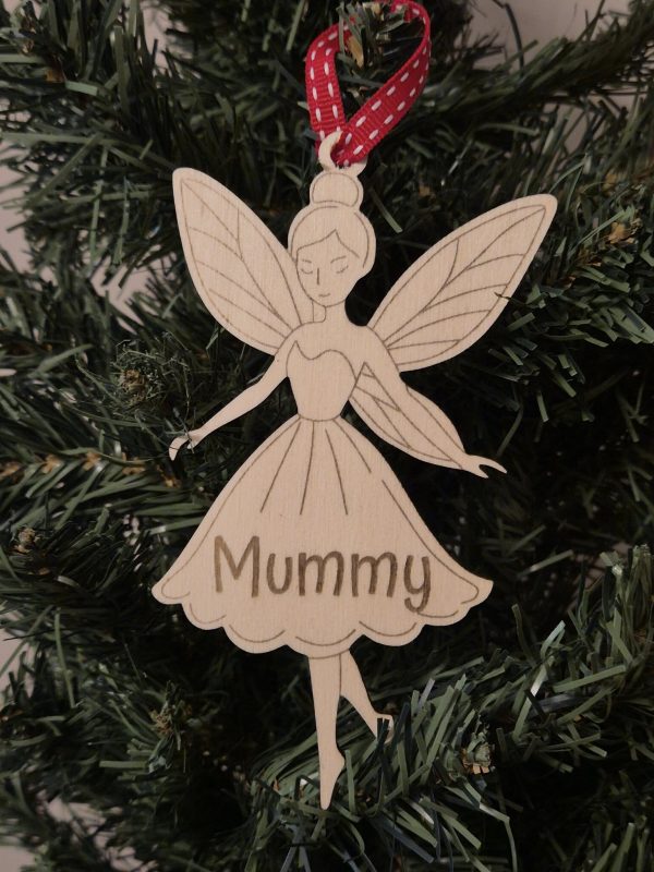 Christmas Fairy Bun Ornament