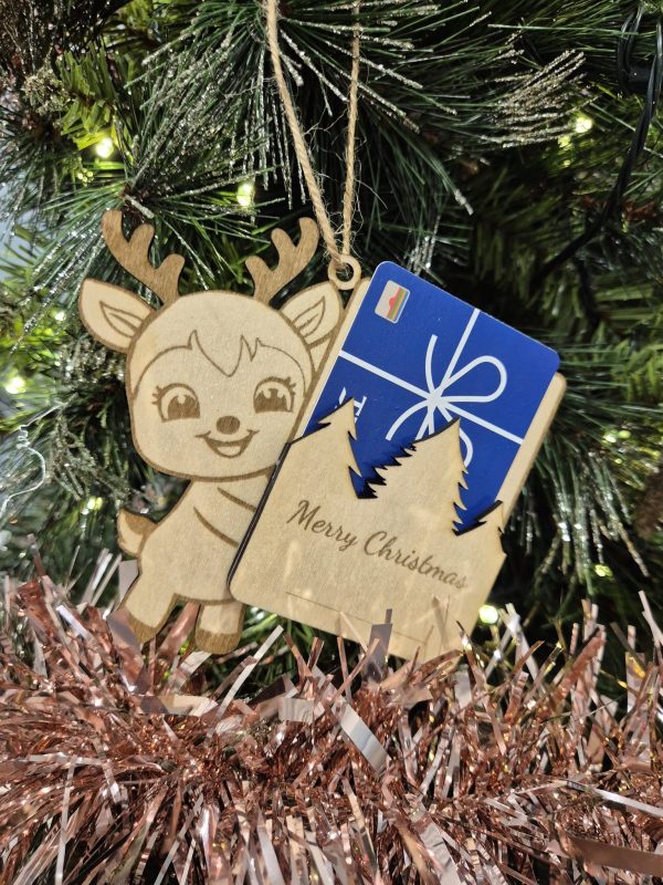 Christmas Voucher Holder Tree Decoration