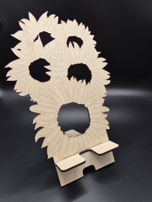 Phone holder, Sunflower design