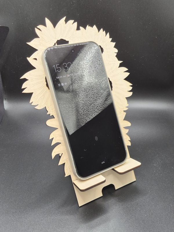 Phone holder, Sunflower design