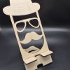 Phone holder, Hat and glasses design