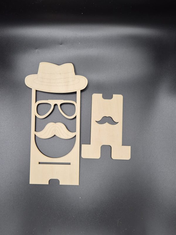 Phone holder, Hat and glasses design