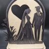 Wooden couples stand, design 3