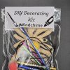 DIY Decorate Your Own Butterfly Wind Chime Kit Packaged DIY butterfly wind chime kit