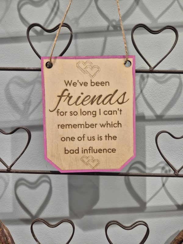 wooden plaque, design 8